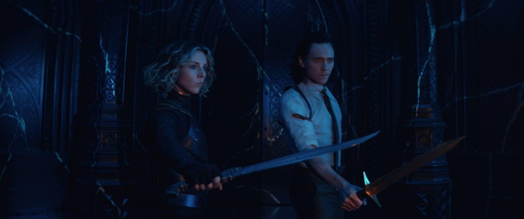 Sylvie (Sophia Di Martino) et Loki (Tom Hiddleston)