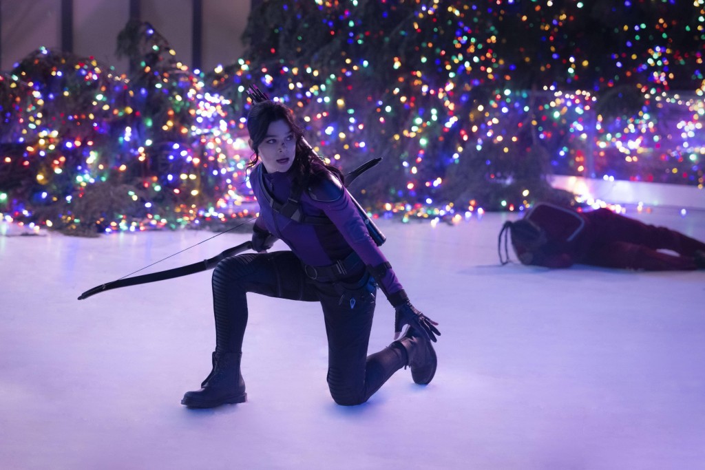 Kate Bishop sur la patinoire