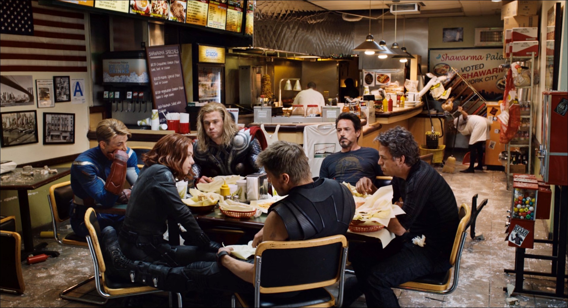 Scène post-générique du film MARVEL Avengers