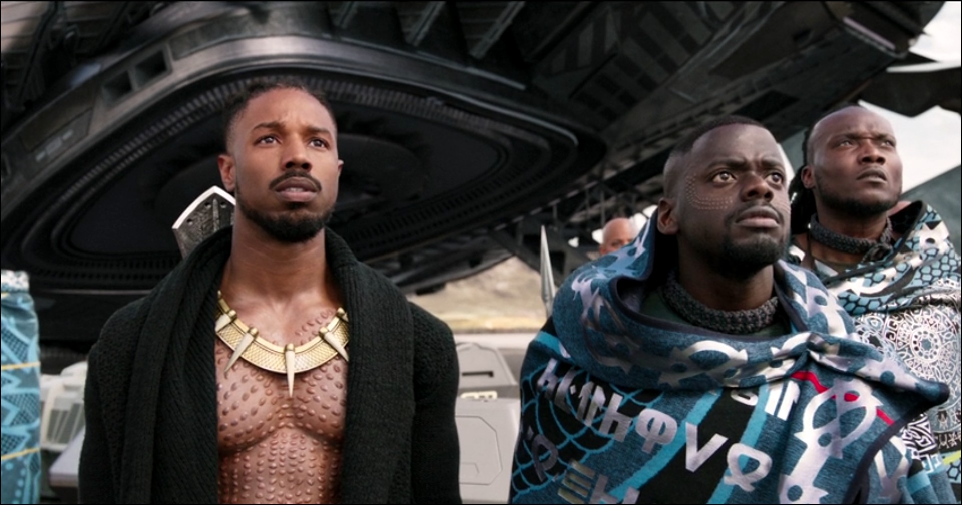 Killmonger et W'Kabi, film MARVEL Black Panther