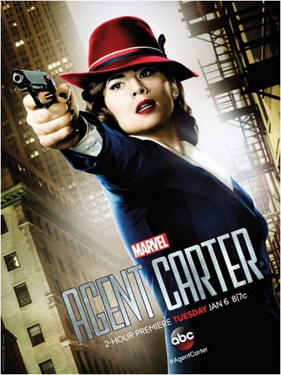 Marvel série Agent Carter affiche poster Peggy Carter