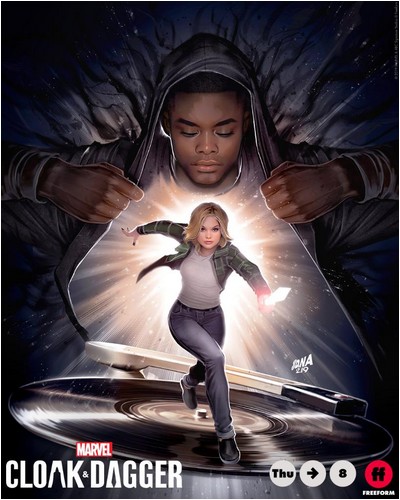 Marvel série Cloak and Dagger affiche poster