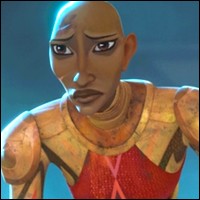 La G&eacute;n&eacute;rale des Doja Milaje, personnage de la s&eacute;rie MARVEL Eyes of Wakanda