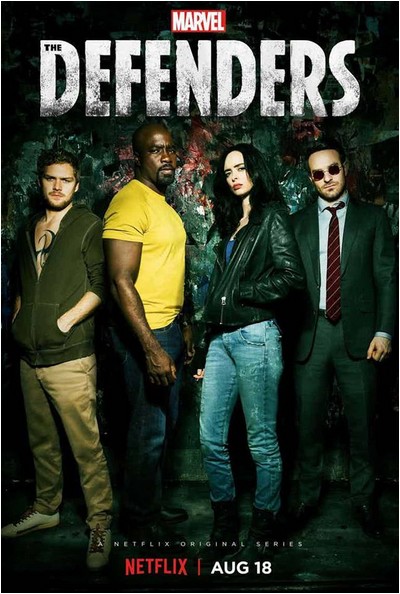 Marvel série The Defenders affiche poster